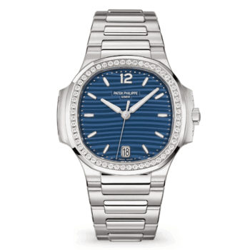 Patek Philippe Nautilus 7118/1200A-001 stainless steel watch, blue opaline dial
