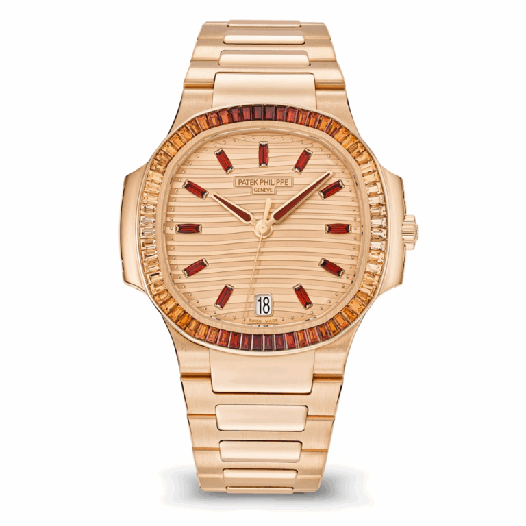 Patek Philippe Nautilus 7118/1300R-001 Rose-gilt Waves Motif Dial Rose Gold