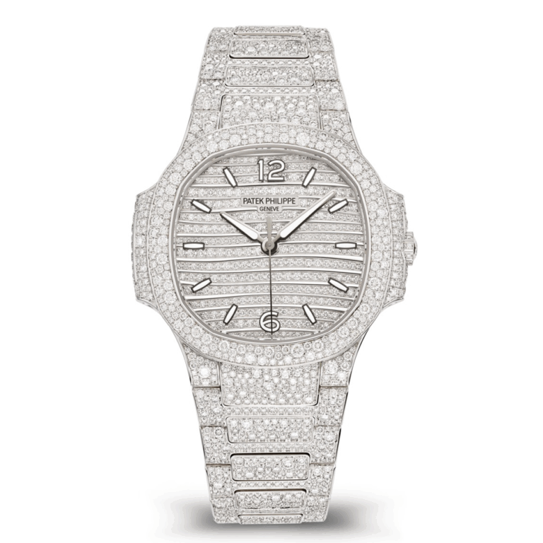 Patek Philippe Nautilus 7118/1450G-001 Diamond Dial White Gold