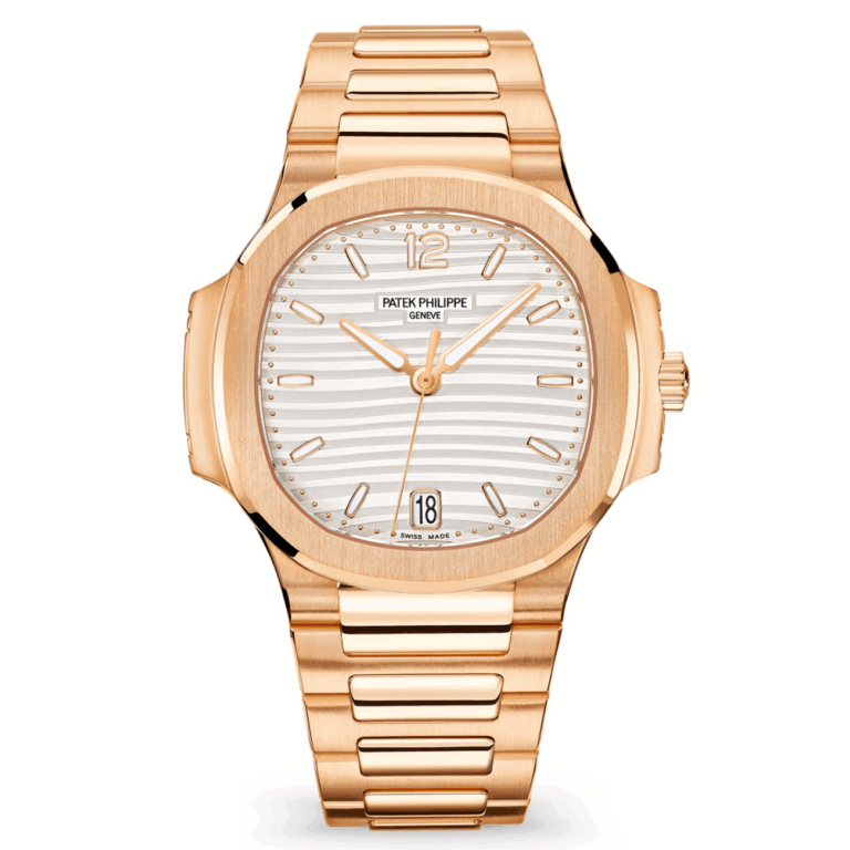 Patek Philippe Nautilus 7118/1R-001 Silvery opaline Dial Rose gold Watch