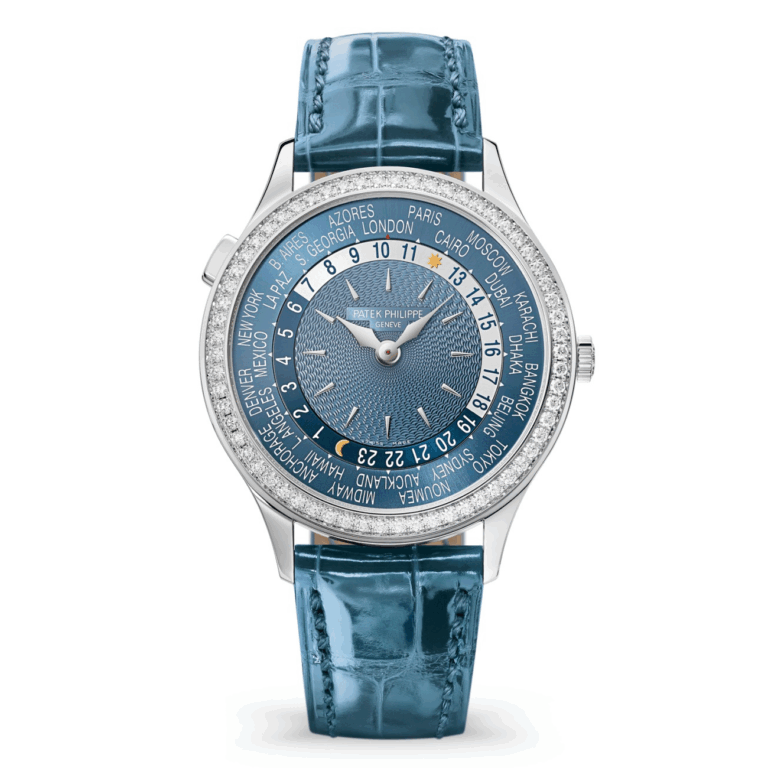 Patek Philippe Complications 7130G-016 Gray-blue Dial White Gold