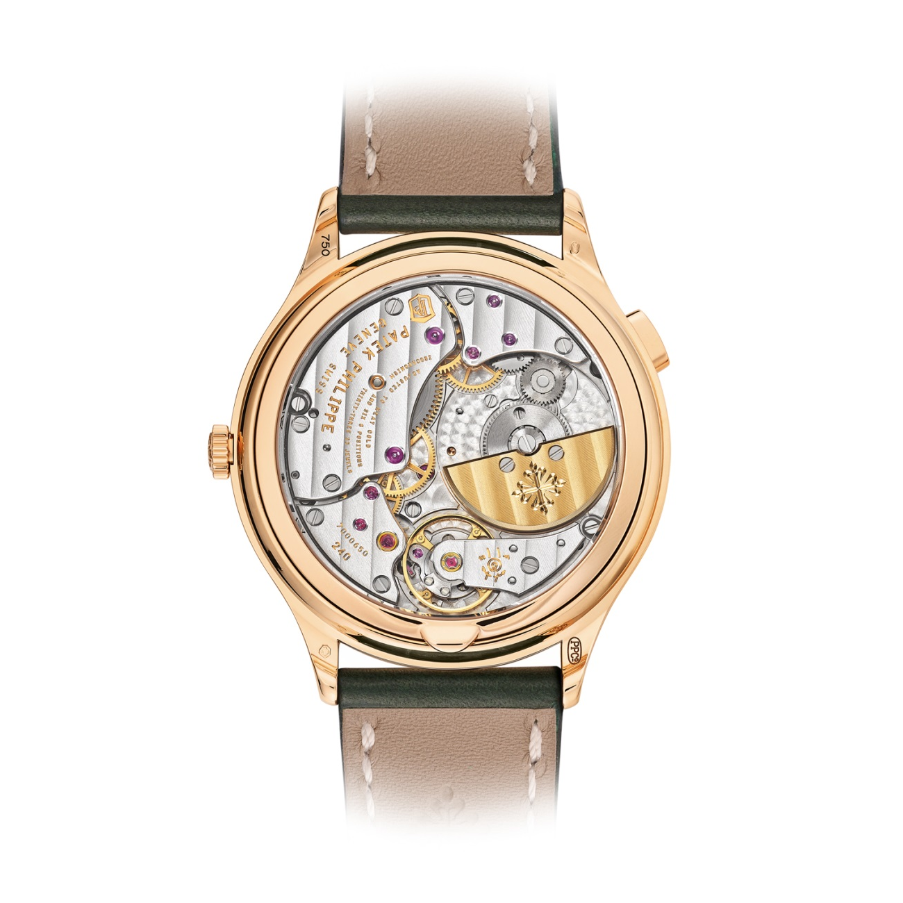 Patek Philippe Complications 7130R-014 Olive green Dial Rose gold Watch