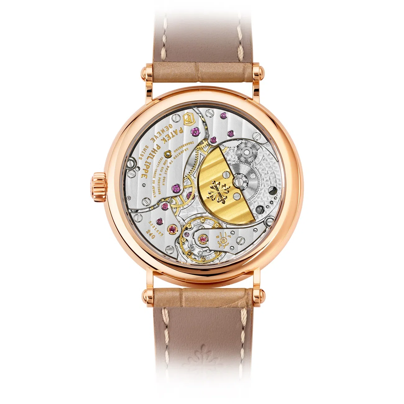 Patek Philippe Calatrava 7200R-001 Silvery grained Dial Rose gold Watch – image 2