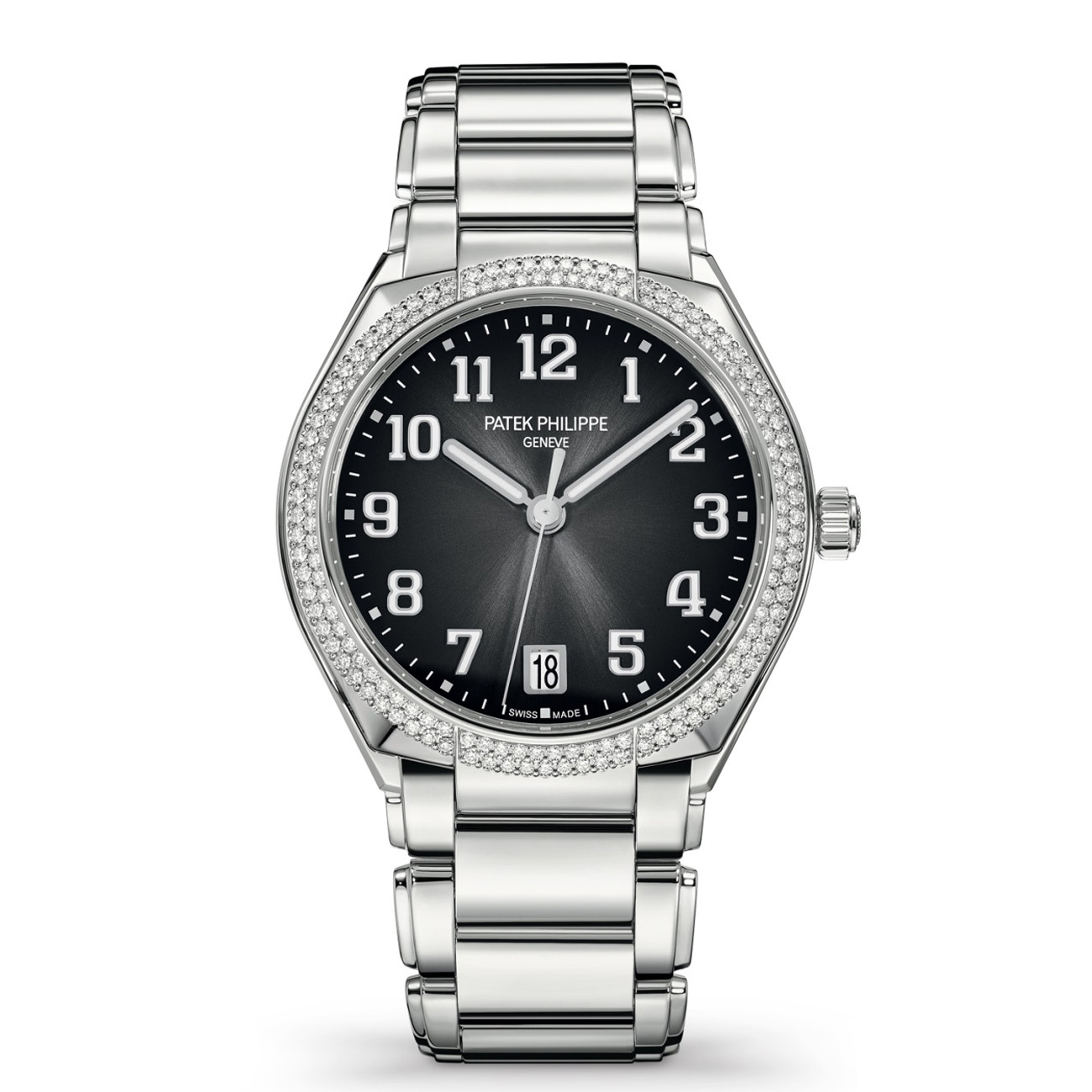 Patek Philippe Twenty-4 7300/1200A-010 Gray Sunburst Dial Stainless Steel Watch