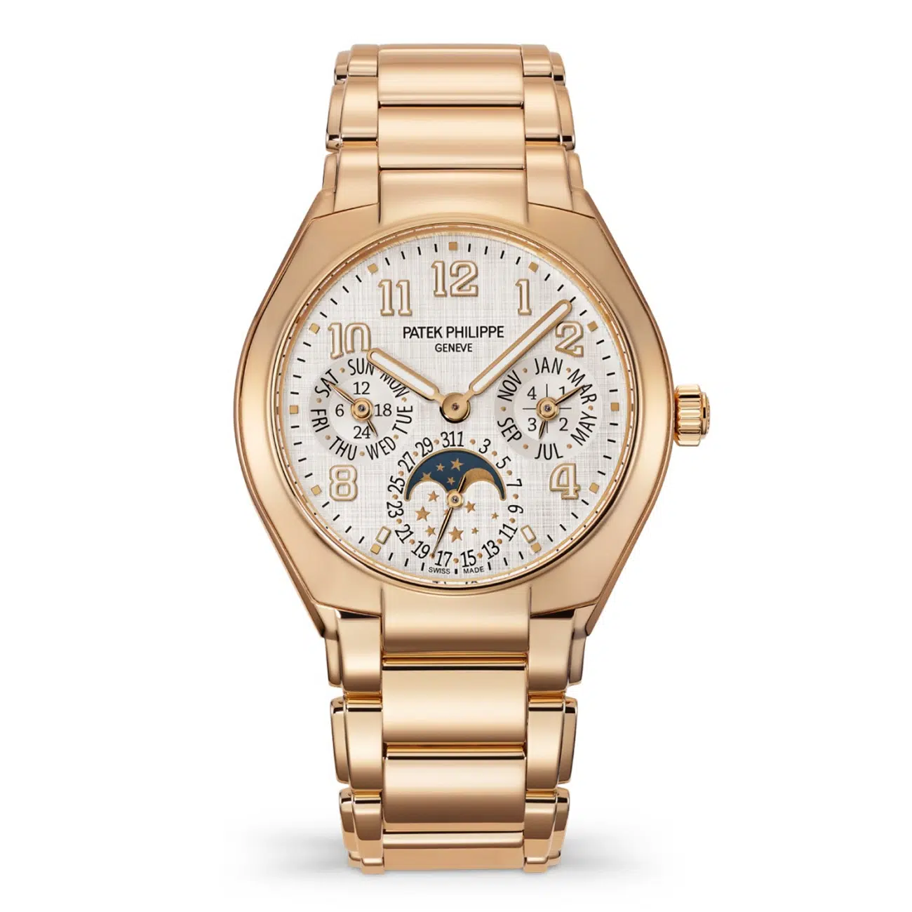 Patek Philippe Twenty-4 7340/1R-001 Silver Dial Rose Gold Watch