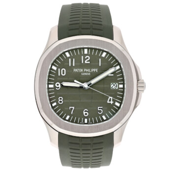 Patek Philippe Aquanaut 5168G-010 Khaki green embossed Dial White Gold Watch – alternate view