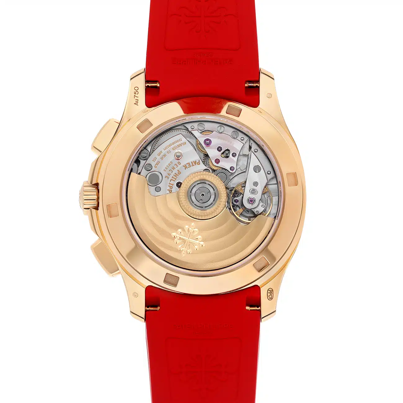 Patek Philippe Aquanaut 7968/300R-001 Rainbow Bezel Mother-of-Pearl Dial Rose Gold Watch – image 3