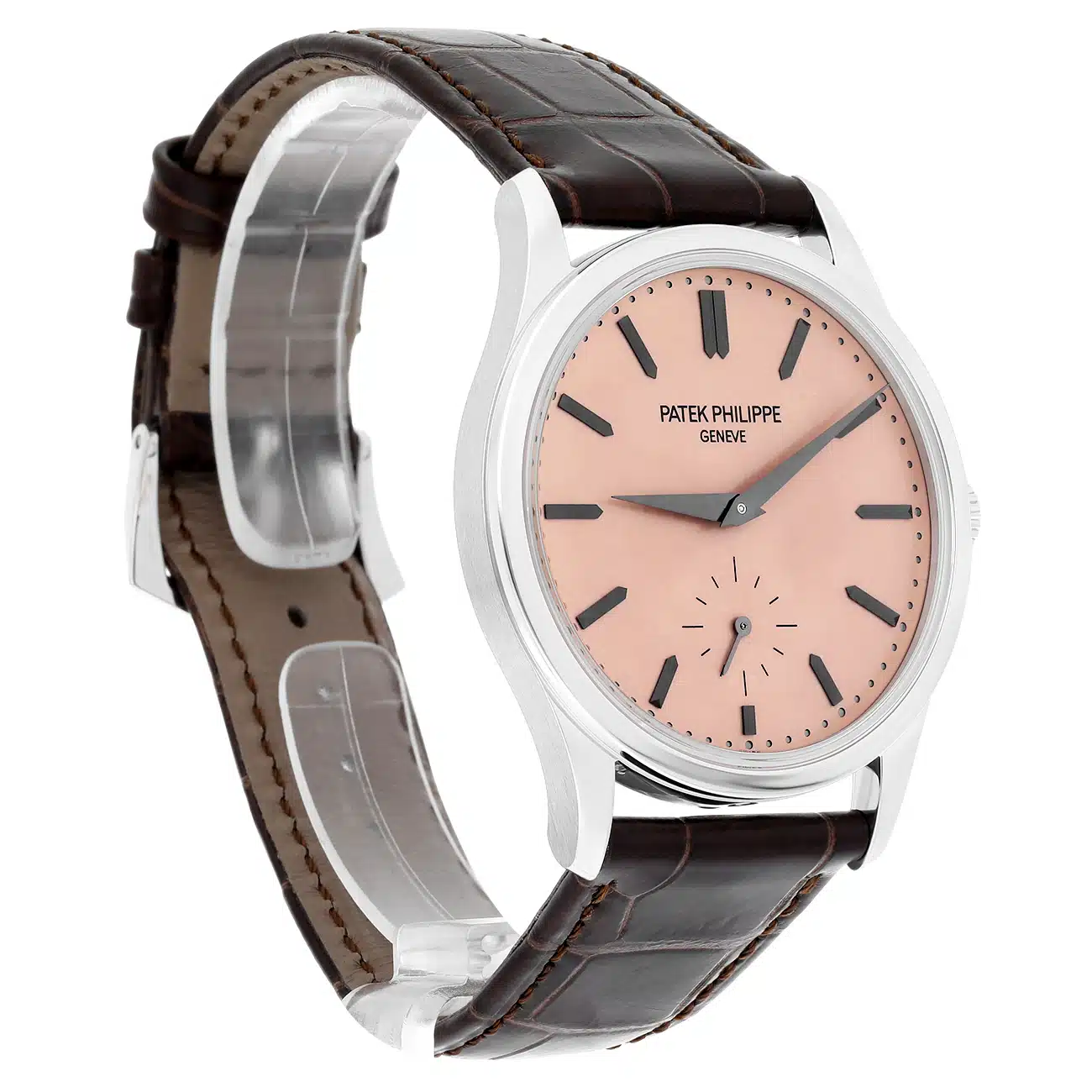 Patek Philippe Calatrava 6196P-001 Rose-gilt opaline Dial Platinum - 2026 – image 4