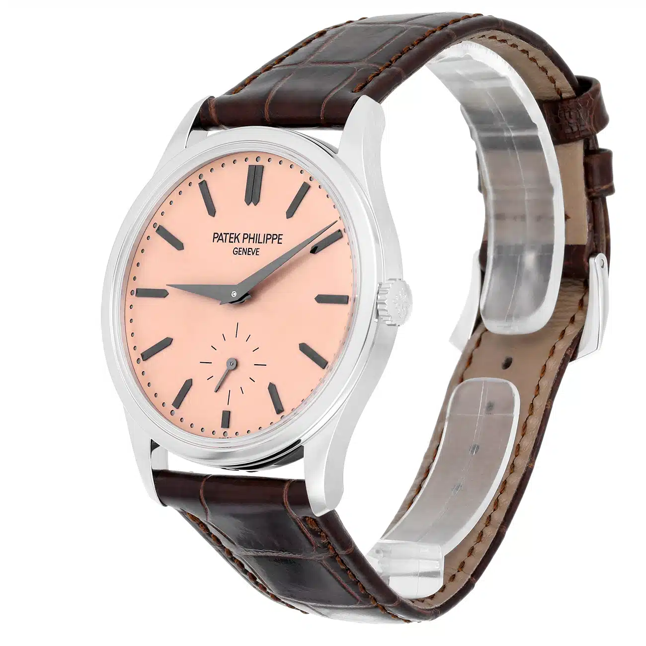 Patek Philippe Calatrava 6196P-001 Rose-gilt opaline Dial Platinum - 2026 – image 6