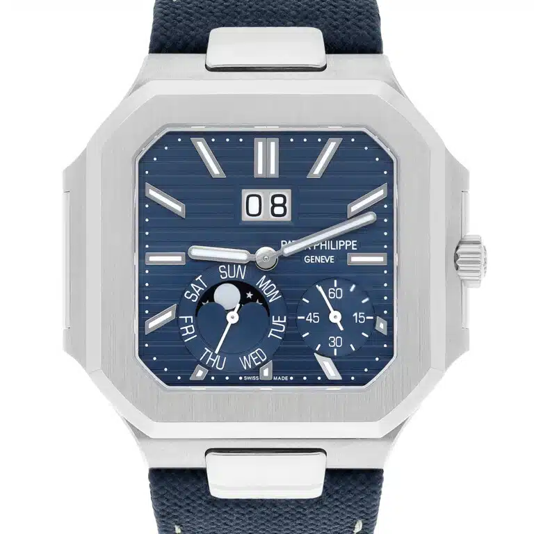 Patek Philippe Cubitus 5822P-001 Blue Dial Platinum Watch – image 3
