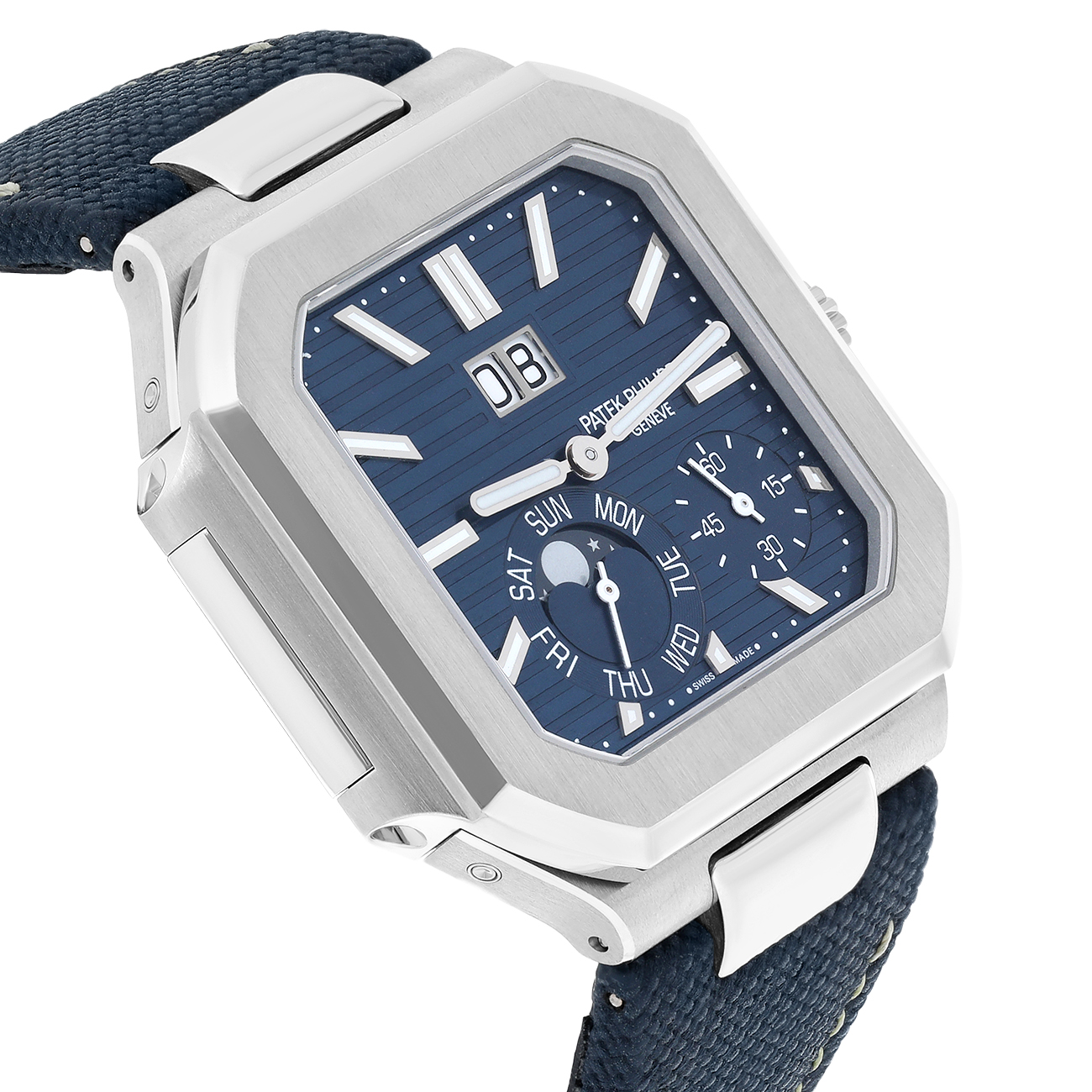 Patek Philippe Cubitus 5822P-001 Blue Dial Platinum Watch - 2024