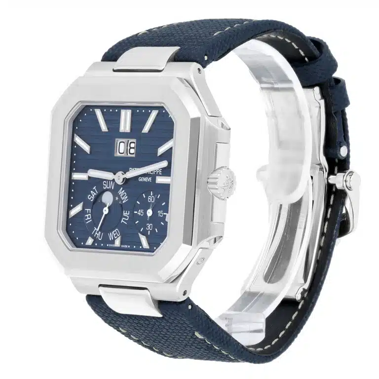 Patek Philippe Cubitus 5822P-001 Blue Dial Platinum Watch – image 6