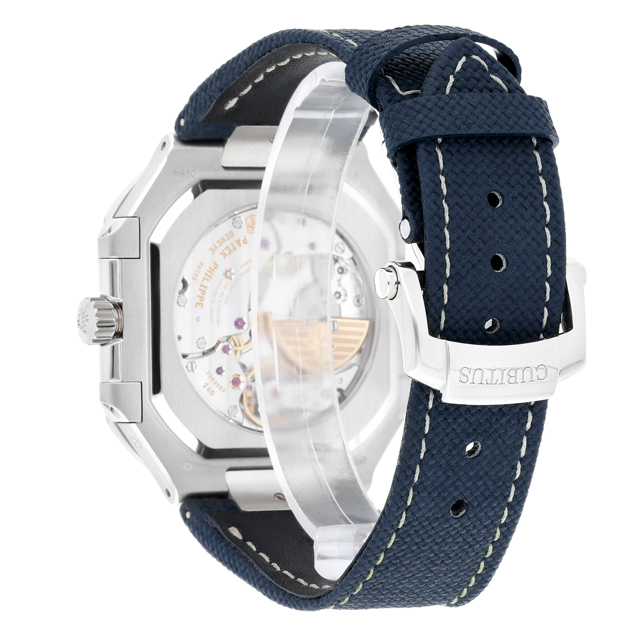 Patek Philippe Cubitus 5822P-001 Blue Dial Platinum Watch - 2024