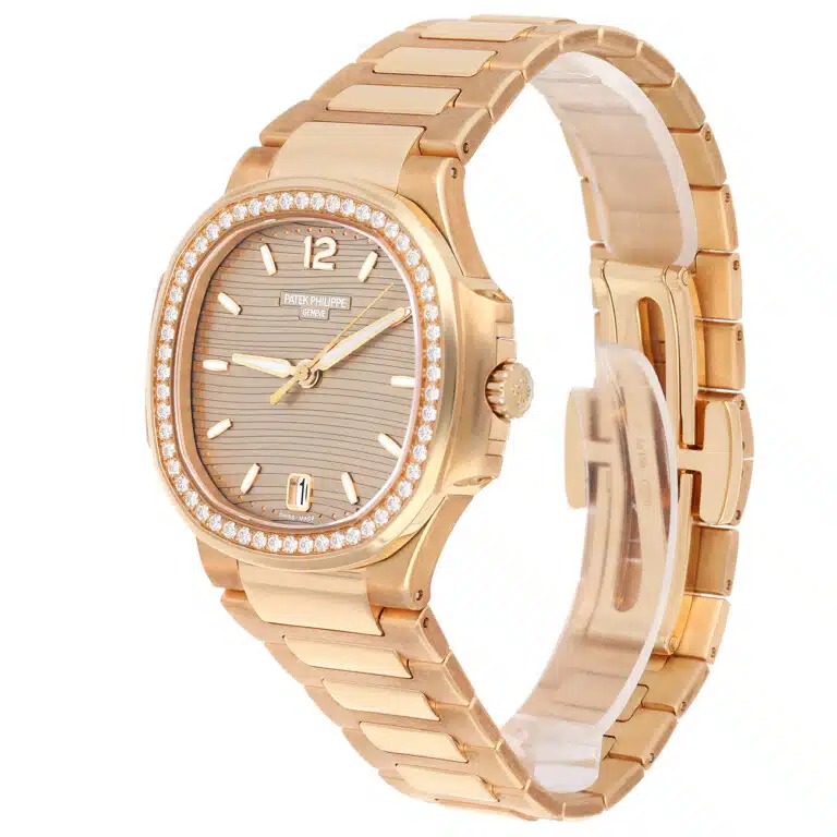 Patek Philippe Nautilus 7118/1200R-010 Golden brown opaline Dial Rose gold Watch – image 6