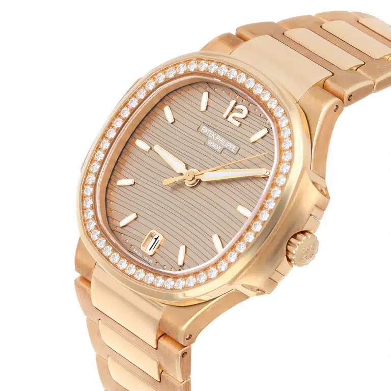 Patek Philippe Nautilus 7118/1200R-010 Golden brown opaline Dial Rose gold Watch – image 7