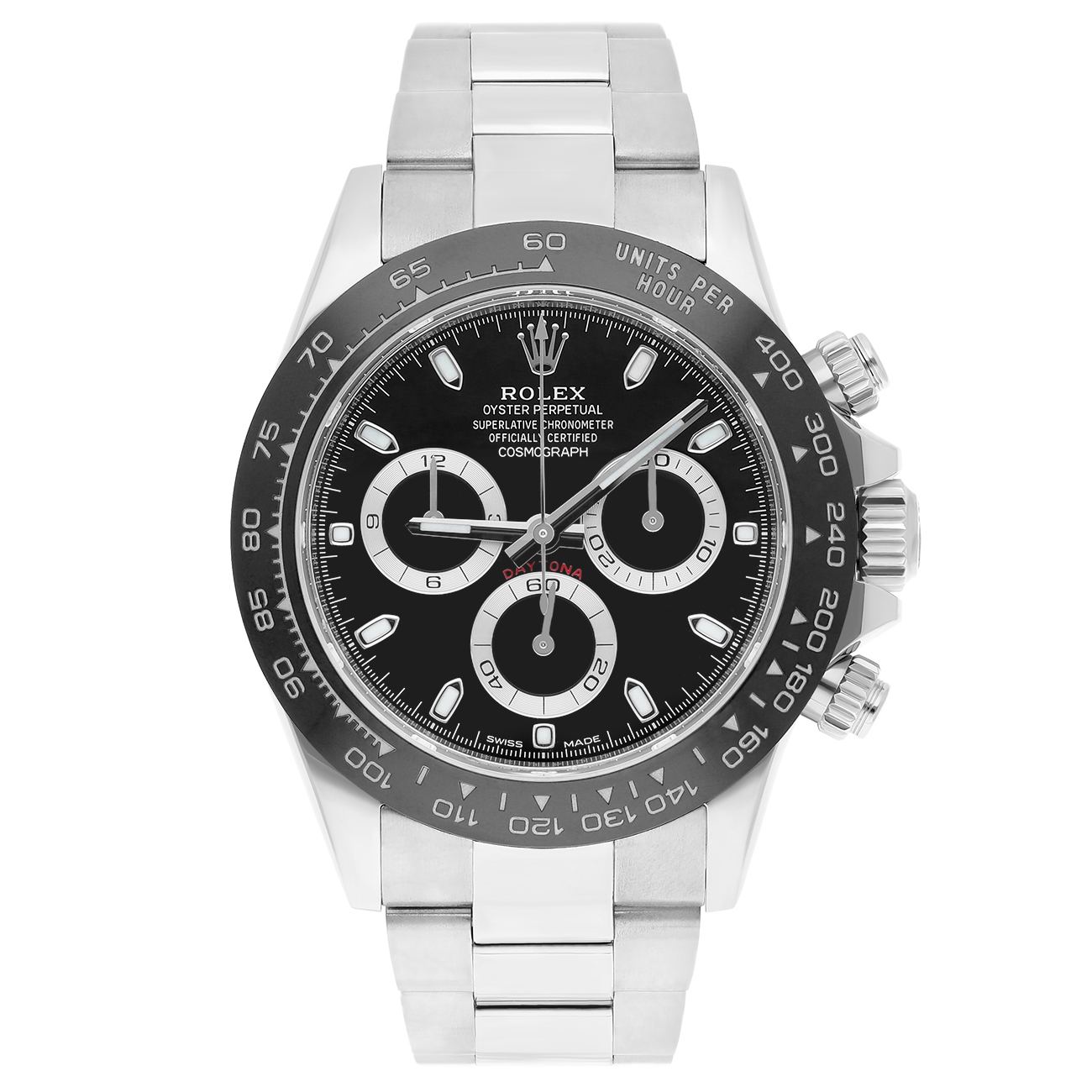 Rolex Daytona 116500LN-0002  Black Dial Oyster Stainless Steel Watch