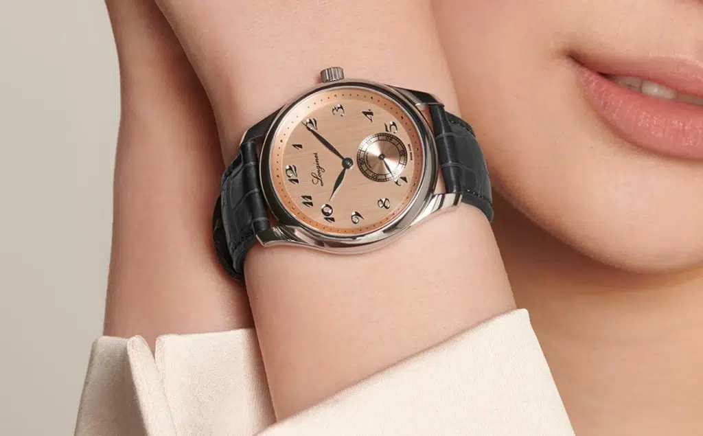 Elegant watch on a woman's wrist