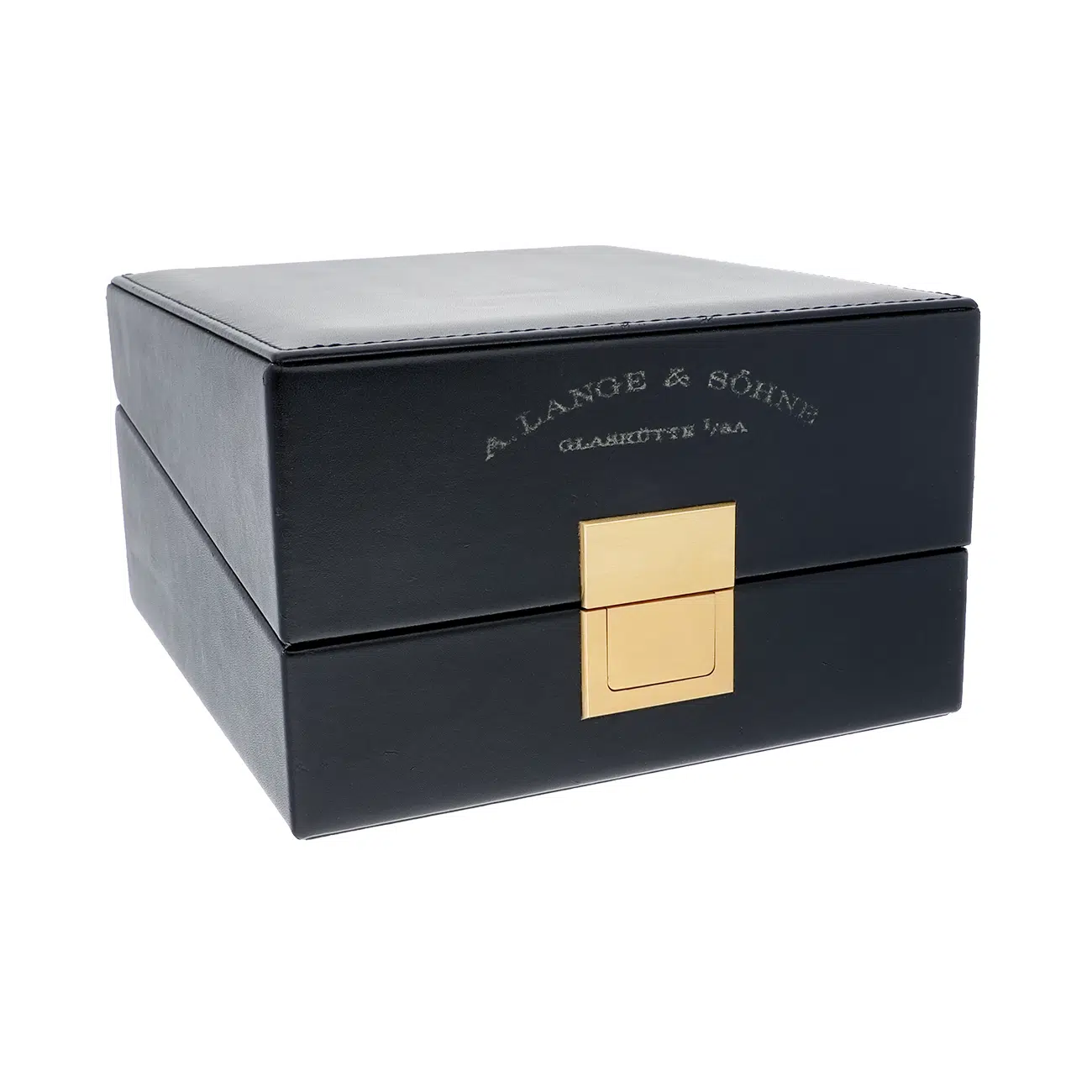 A. Lange & Söhne 206.032 / LSLS2064AD Argenté Dial Black Leather 18K Pink gold Watch – image 9