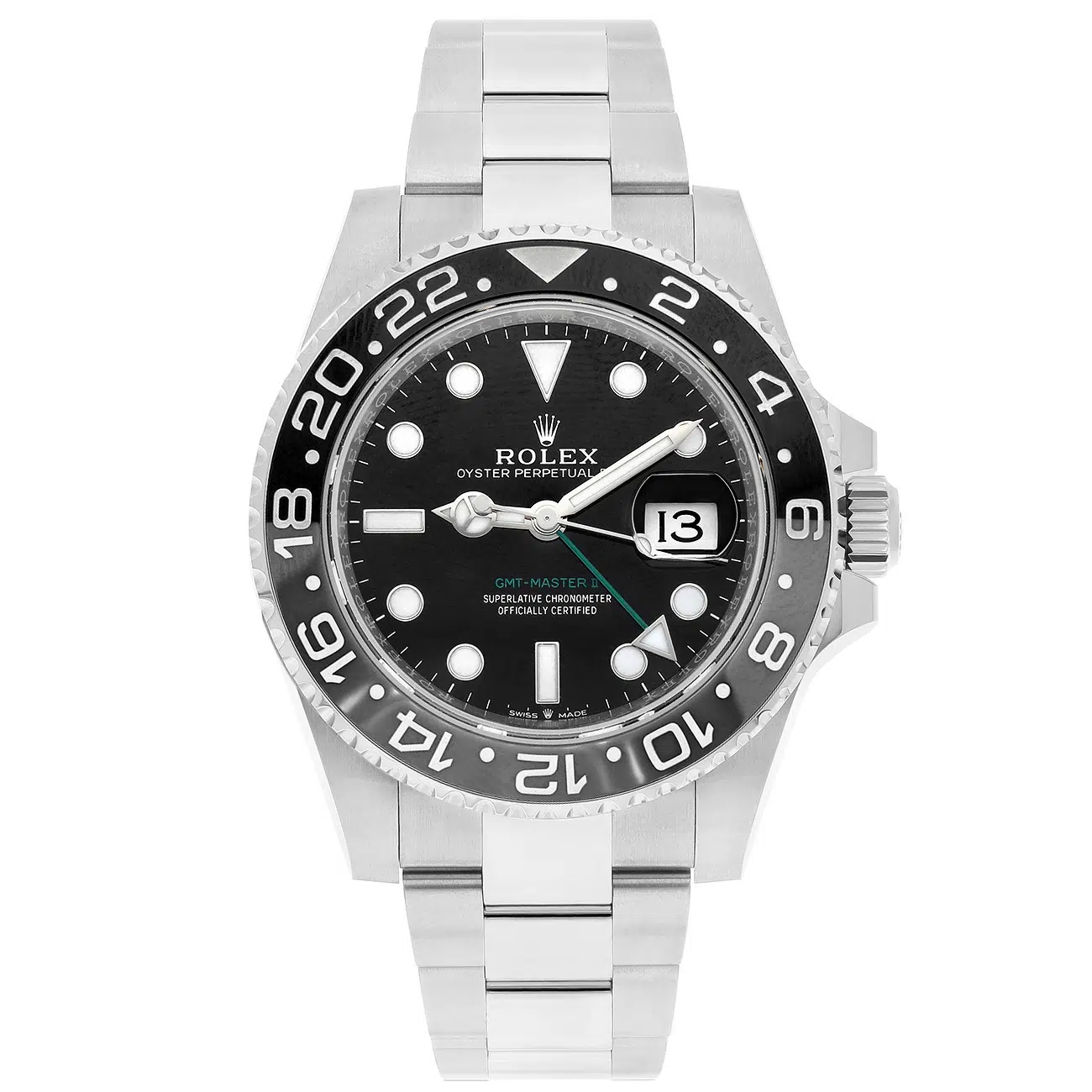 Rolex GMT-Master II 40mm 126710GRNR-0004 Black Dial Oyster Stainless Steel Watch – image 2