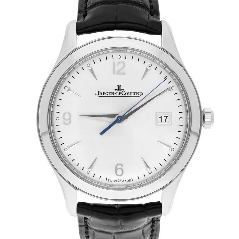 Jaeger-LeCoultre Master Control Date 176.8.40.S Q1548420 Silver Dial New Leather Strap Stainless Steel Watch – image 2
