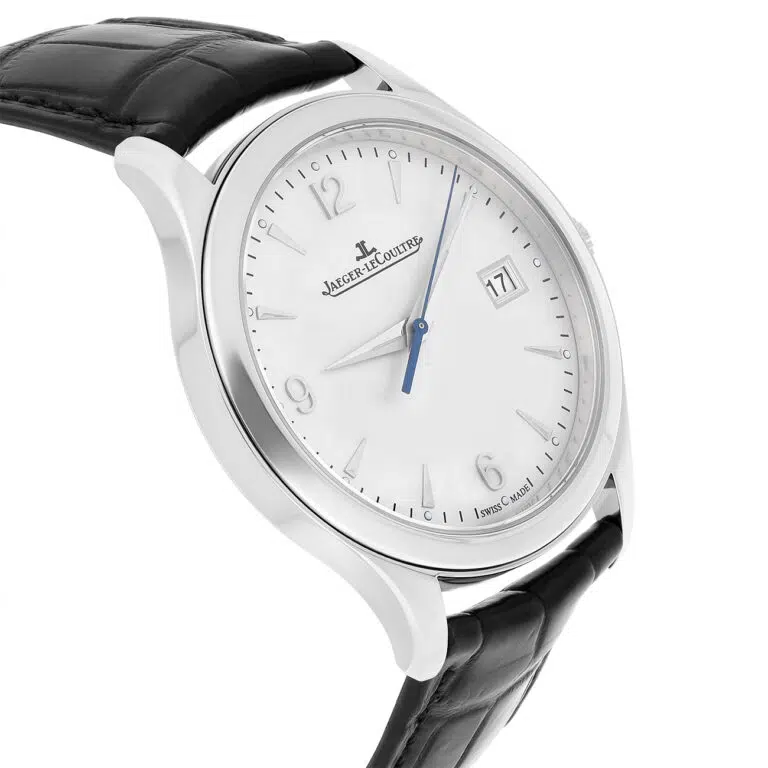 Jaeger-LeCoultre Master Control Date 176.8.40.S Q1548420 Silver Dial New Leather Strap Stainless Steel Watch – image 4