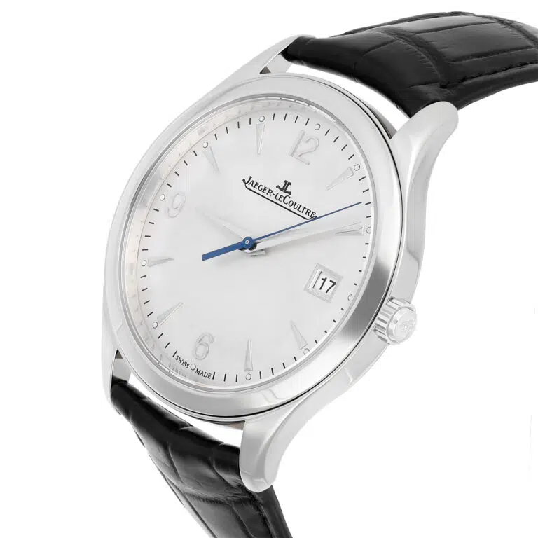 Jaeger-LeCoultre Master Control Date 176.8.40.S Q1548420 Silver Dial New Leather Strap Stainless Steel Watch – image 6
