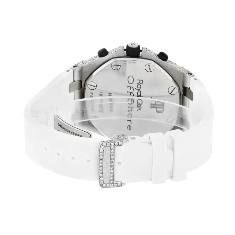 Audemars Piguet Royal Oak Offshore Chronograph 25940SK.OO.D002CA.02 43mm White Dial Diamond Case Watch – image 7