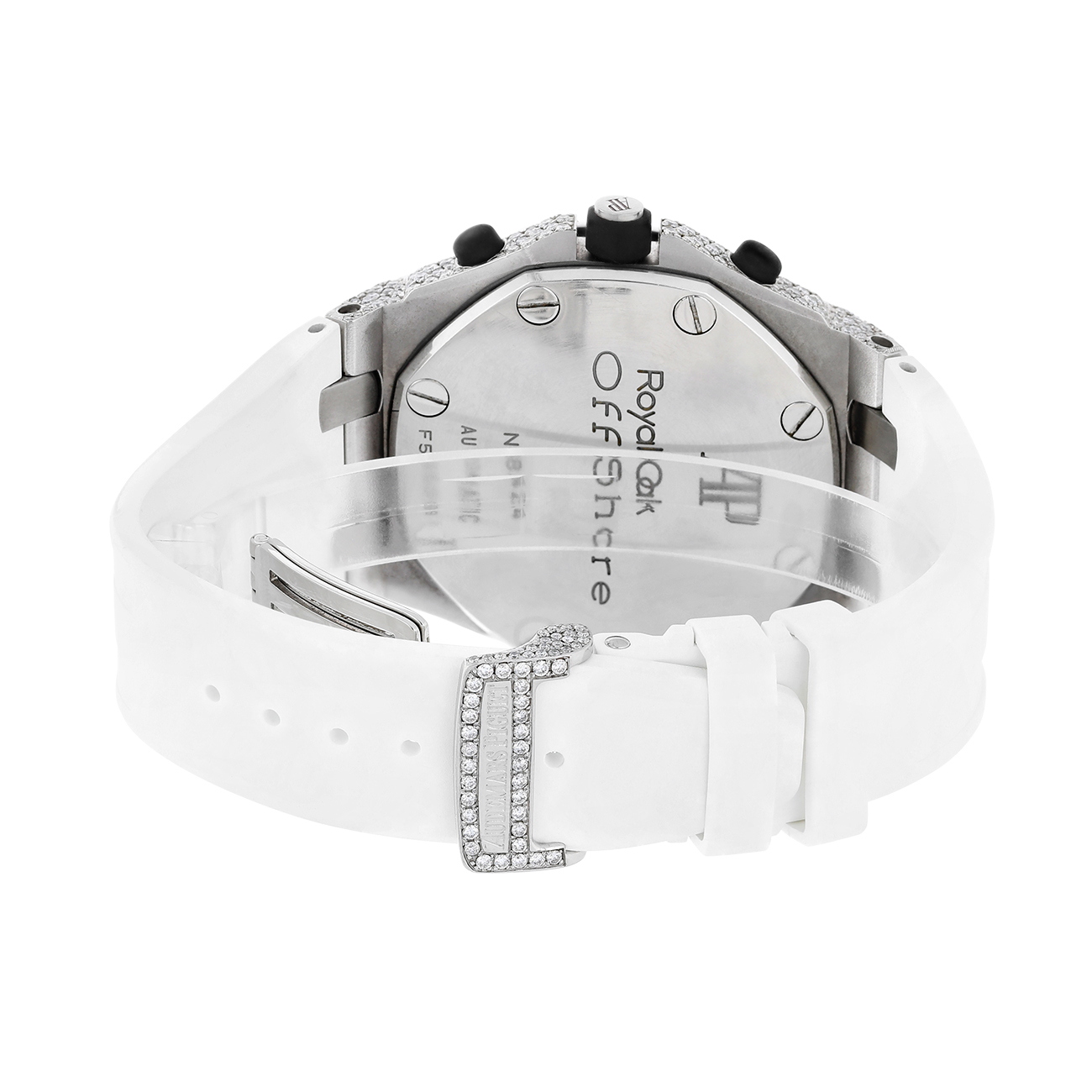 Audemars Piguet Royal Oak Offshore Chronograph 25940SK.OO.D002CA.02 43mm White Dial Diamond Case Watch