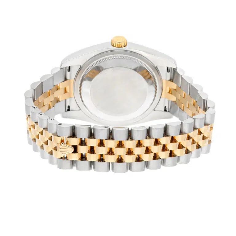 Rolex Datejust 36mm 116233 Fluted Bezel Black Computer Diamond Dial Two Tone Watch – image 7