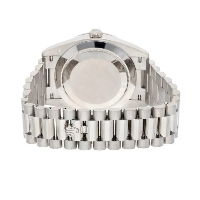 Rolex Day-Date 228349RBR-0036 40mm Diamond Paved Dial President Bracelet 18 kt white gold Watch – image 7