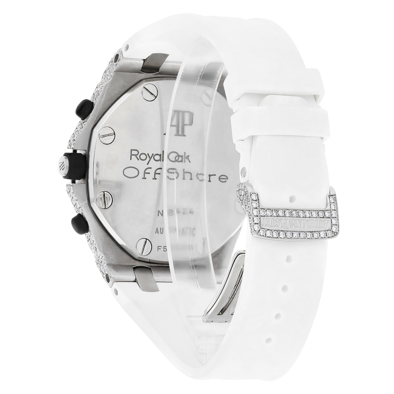 Audemars Piguet Royal Oak Offshore Chronograph 25940SK.OO.D002CA.02 43mm White Dial Diamond Case Watch