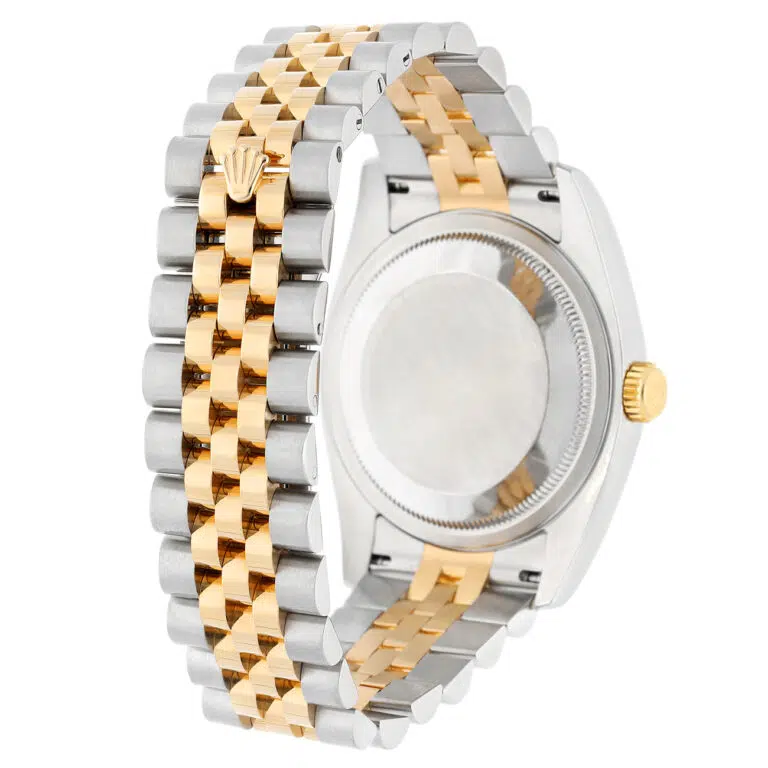 Rolex Datejust 36mm 116233 Fluted Bezel Black Computer Diamond Dial Two Tone Watch – image 8