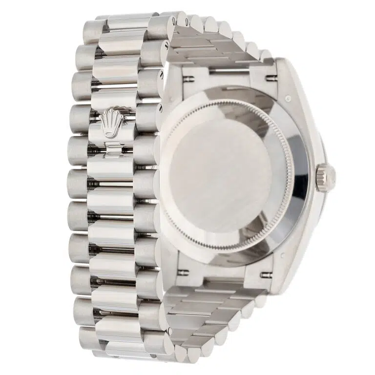 Rolex Day-Date 228349RBR-0036 40mm Diamond Paved Dial President Bracelet 18 kt white gold Watch – image 8