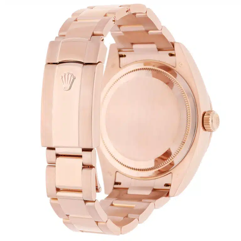 Rolex Sky-Dweller 326935 42mm Sundust Roman Dial Oyster Rose Gold Watch 2018 – image 8