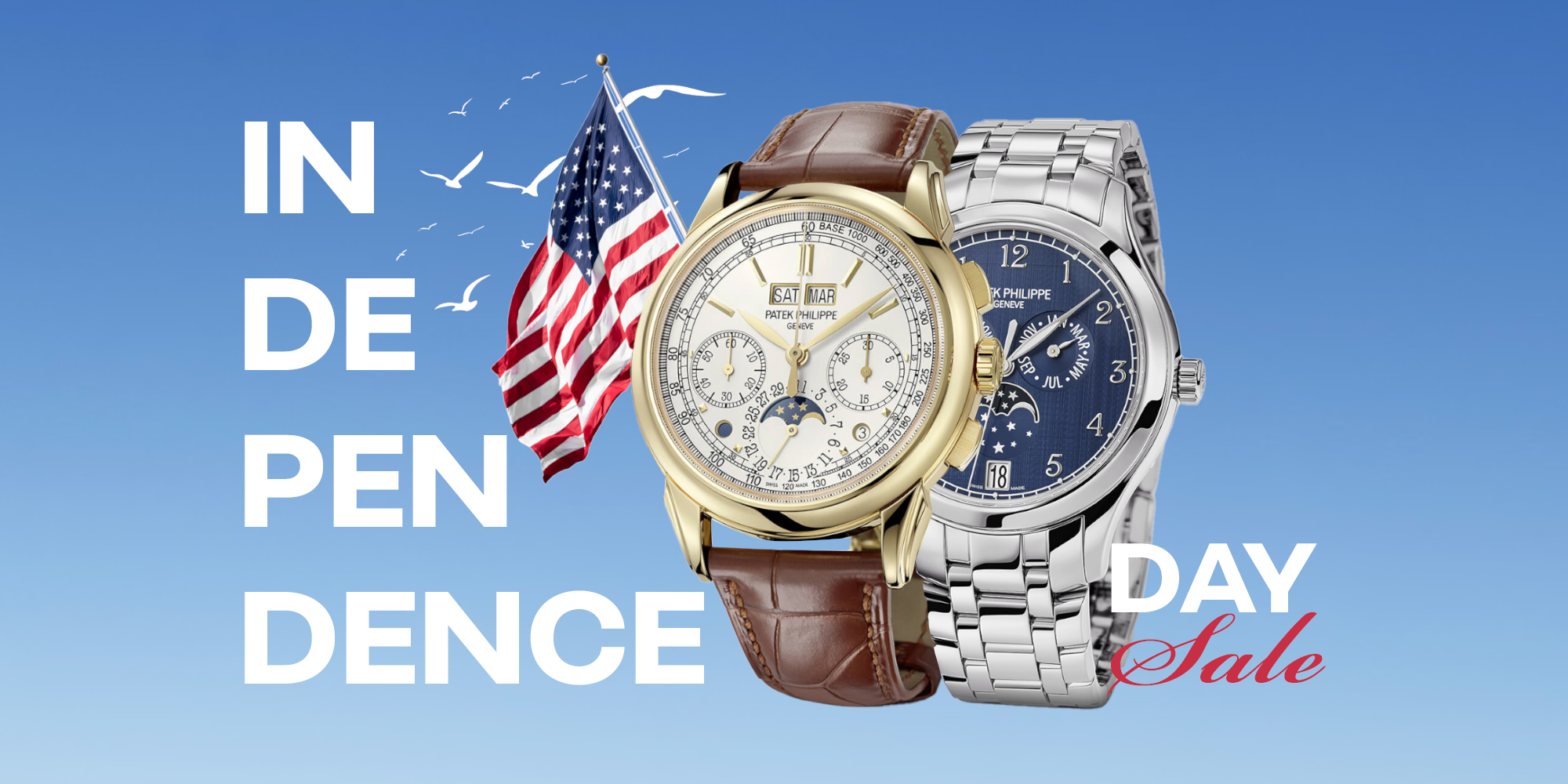 Independance Day Promos luxury watches