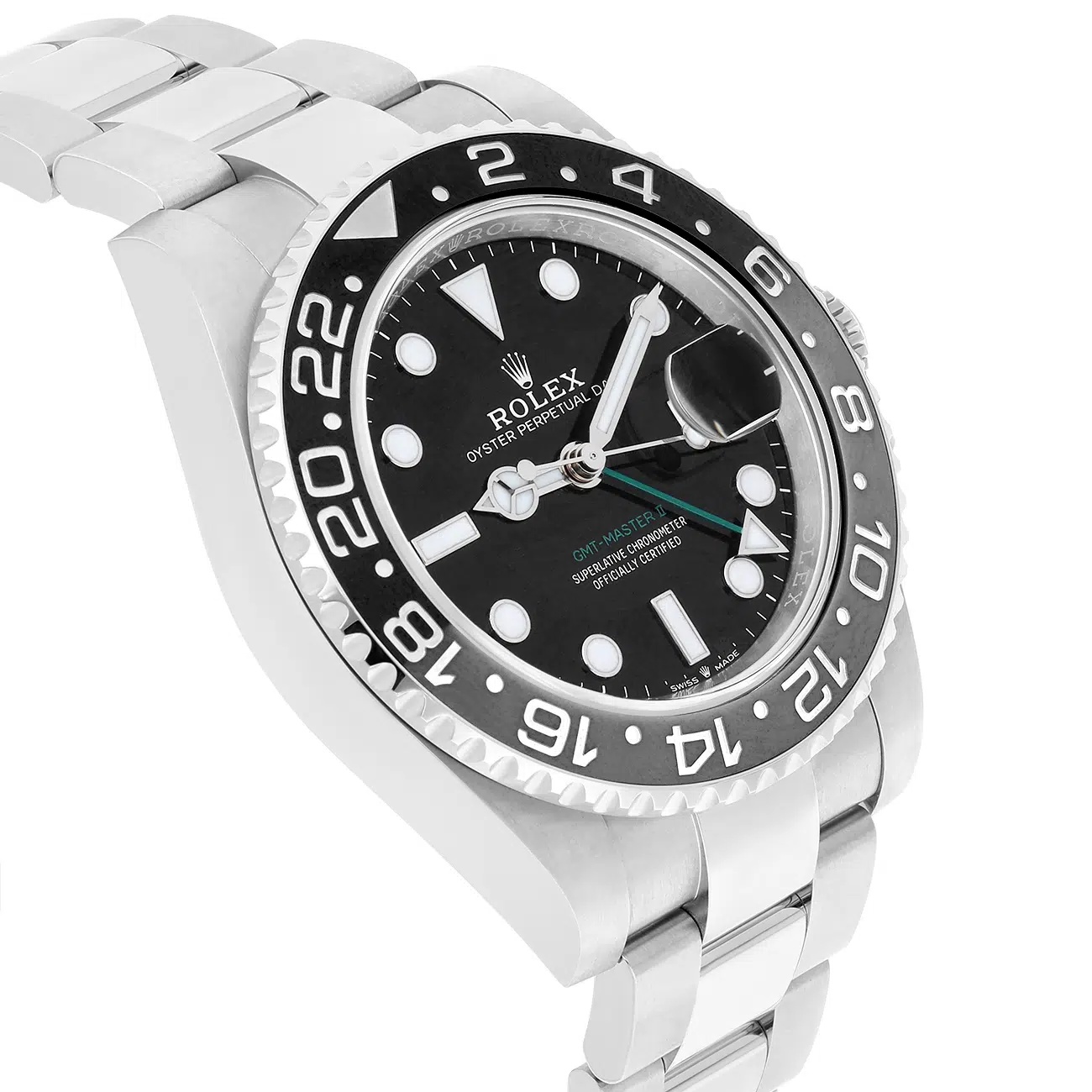 Rolex GMT-Master II 40mm 126710GRNR-0004 Black Dial Oyster Stainless Steel Watch – image 5
