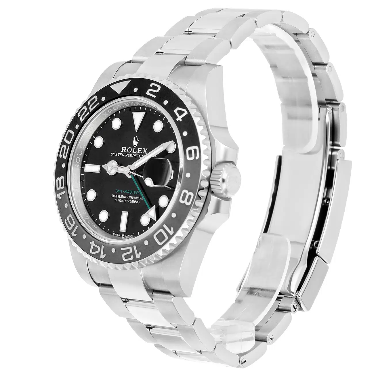 Rolex GMT-Master II 40mm 126710GRNR-0004 Black Dial Oyster Stainless Steel Watch – image 6