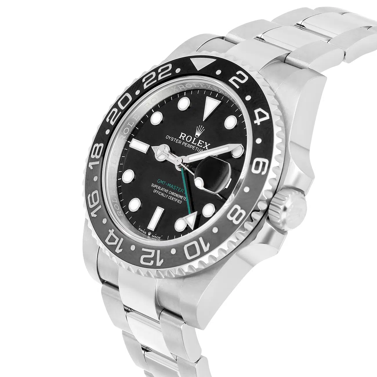 Rolex GMT-Master II 40mm 126710GRNR-0004 Black Dial Oyster Stainless Steel Watch – image 7