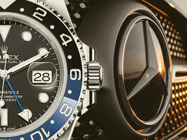 Rolex with mercedez hands