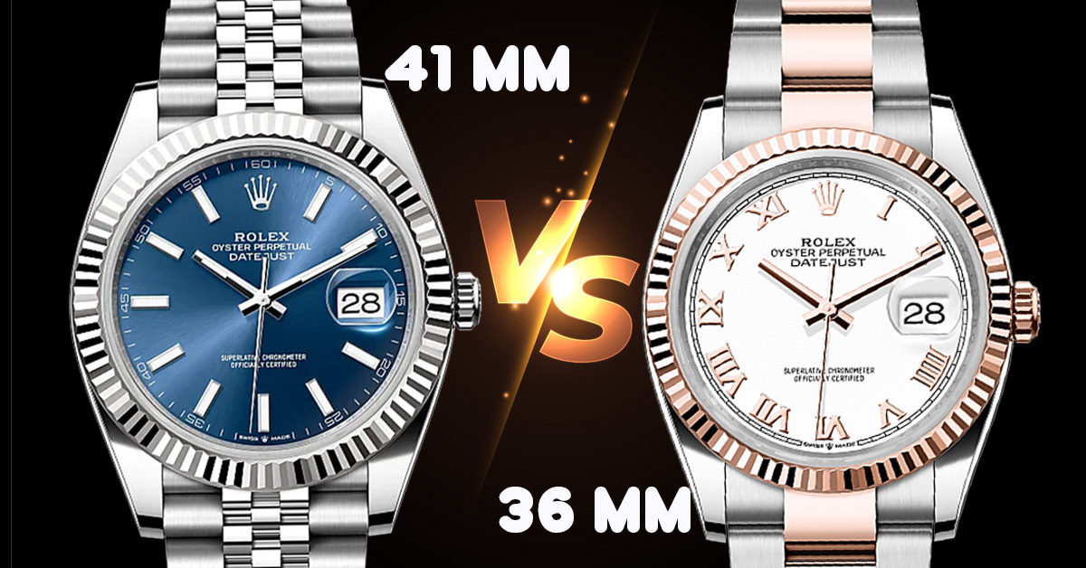 datejust 36 vs 41