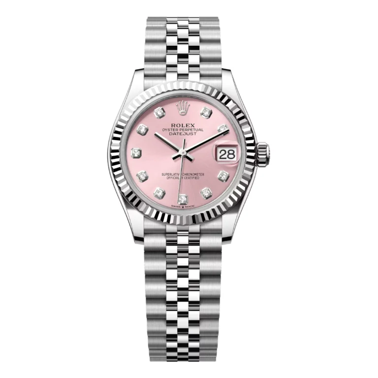 Rolex Datejust 278274-0032 Jubilee Stainless Steel and White Gold with Pink Dial Watch 2024