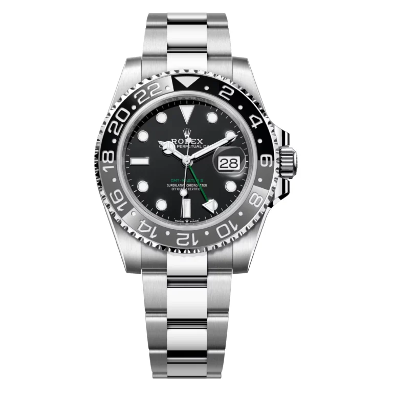 Rolex GMT-Master II 126710GRNR-0004 Oyster stainless steel black dial watch