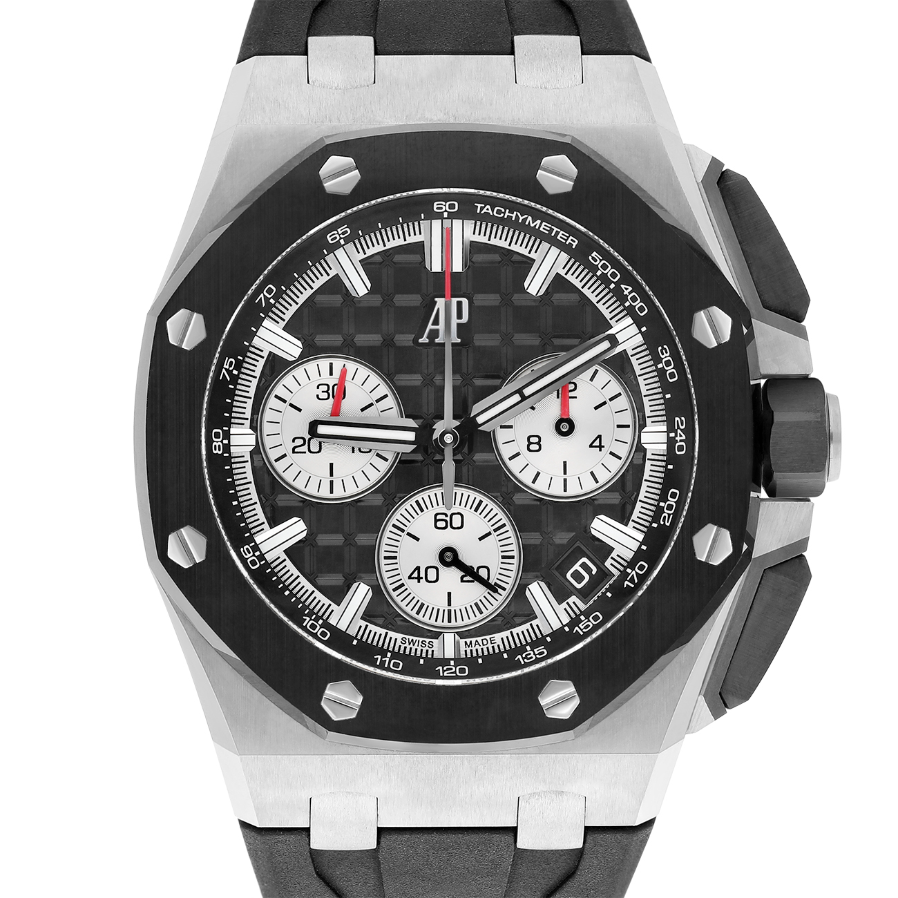 Audemars Piguet Royal Oak Offshore 26405CE.OO.A002CA.01.A 44mm Chronograph Grey Dial Black Ceramic Titanium Watch