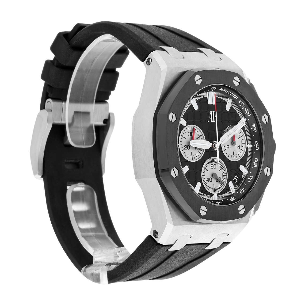 Audemars Piguet Royal Oak Offshore 26405CE.OO.A002CA.01.A 44mm Chronograph Grey Dial Black Ceramic Titanium Watch