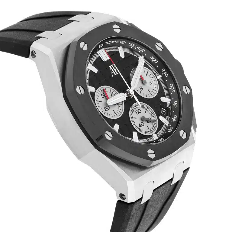 Audemars Piguet Royal Oak Offshore 26405CE.OO.A002CA.01.A 44mm Chronograph Grey Dial Black Ceramic Titanium Watch – image 4