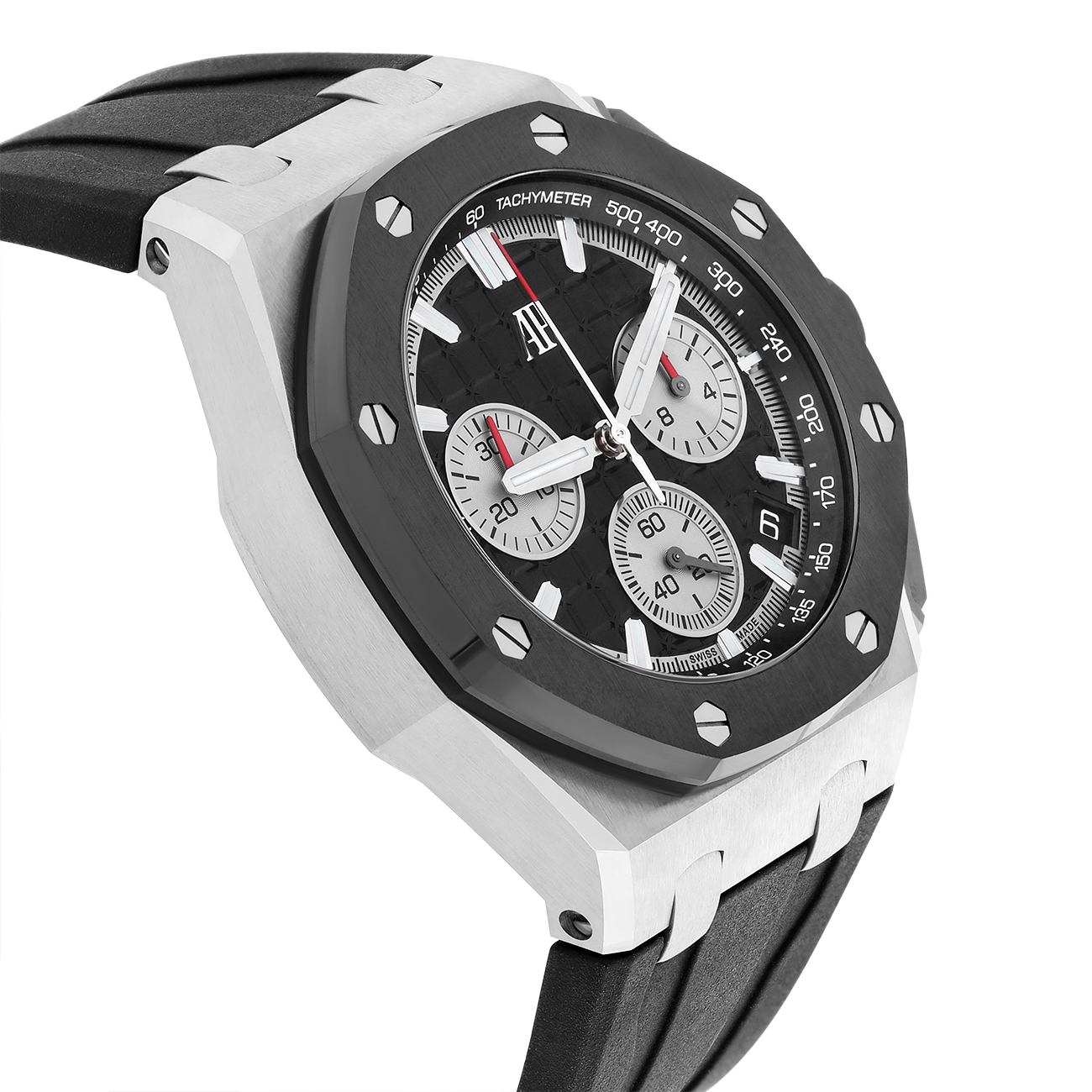Audemars Piguet Royal Oak Offshore 26405CE.OO.A002CA.01.A 44mm Chronograph Grey Dial Black Ceramic Titanium Watch