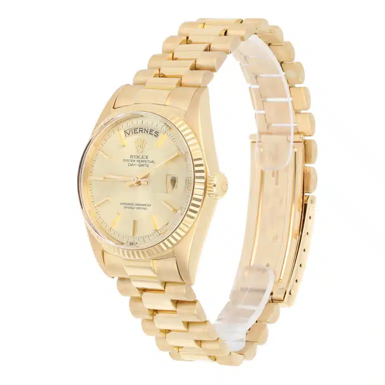 Rolex Day-Date “Spanish” 1803 36mm Champagne Dial With President Yellow Gold Bracelet Watch – image 5