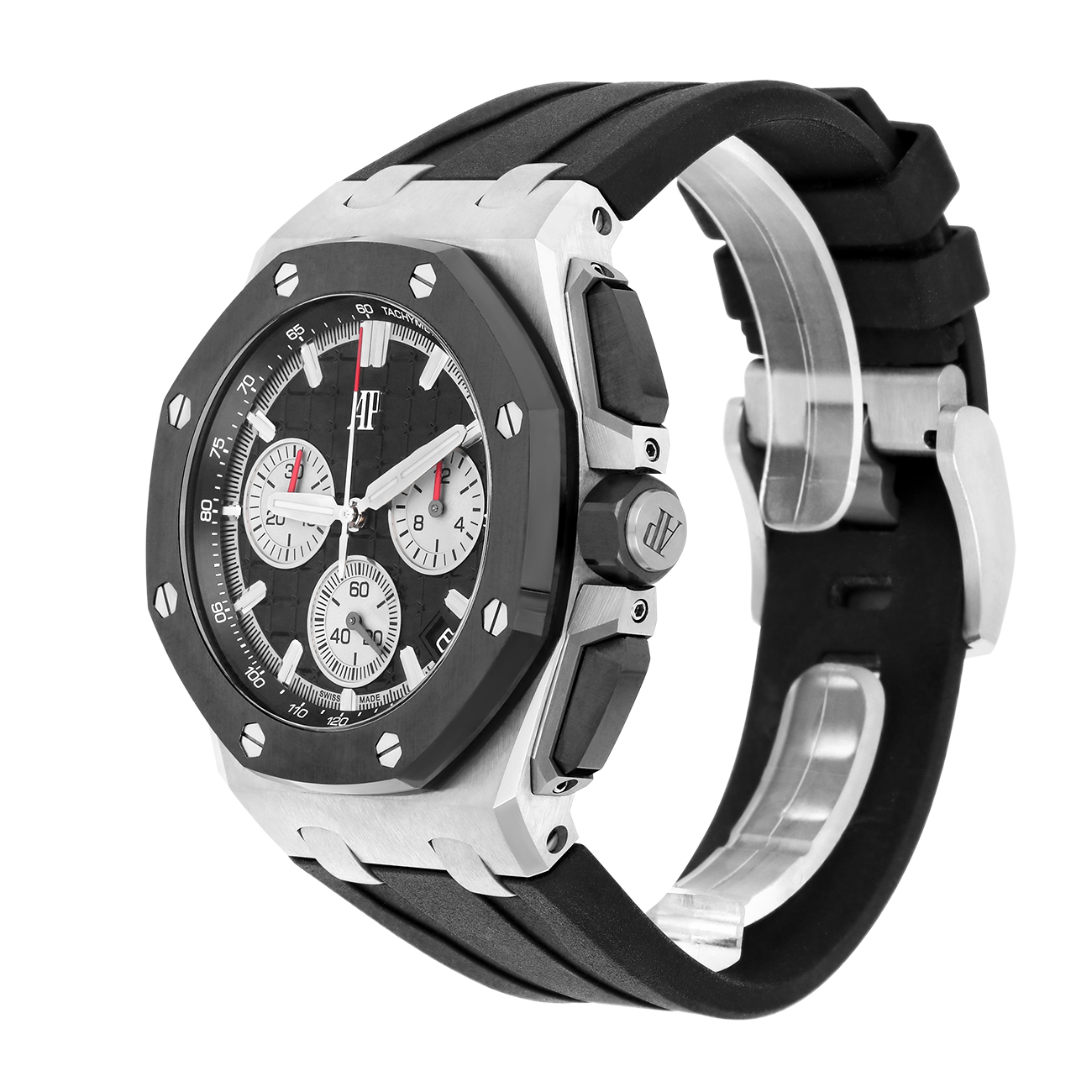 Audemars Piguet Royal Oak Offshore 26405CE.OO.A002CA.01.A 44mm Chronograph Grey Dial Black Ceramic Titanium Watch