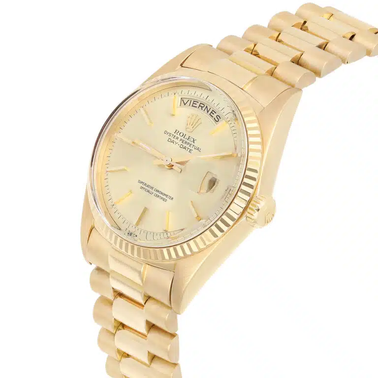Rolex Day-Date “Spanish” 1803 36mm Champagne Dial With President Yellow Gold Bracelet Watch – image 6