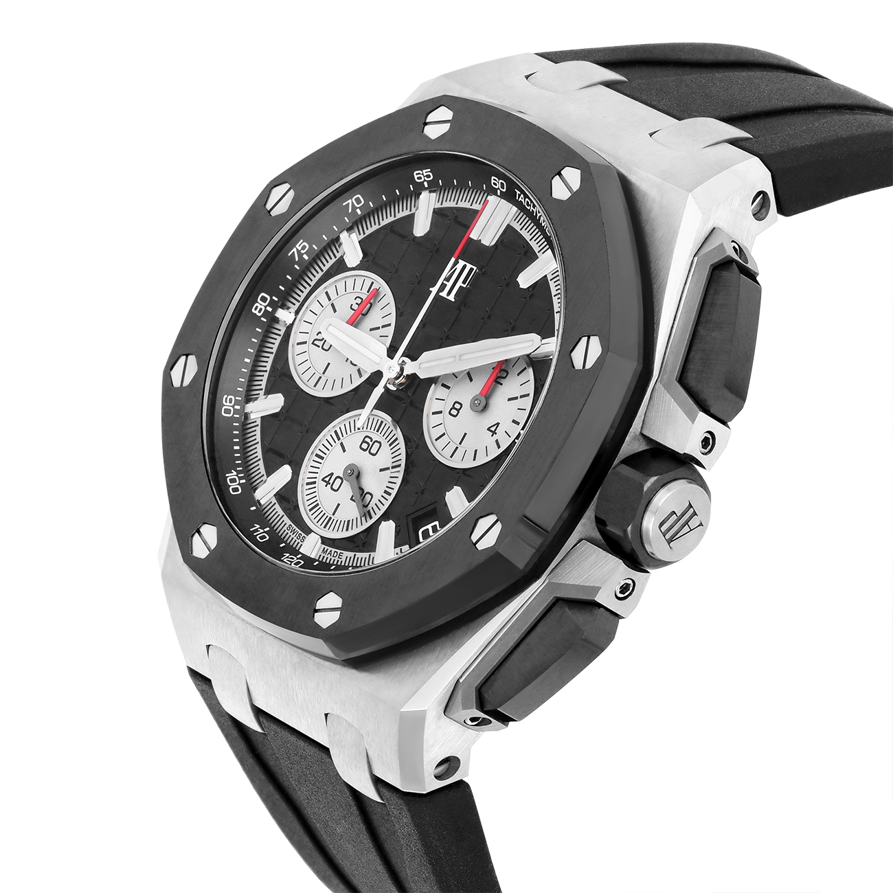 Audemars Piguet Royal Oak Offshore 26405CE.OO.A002CA.01.A 44mm Chronograph Grey Dial Black Ceramic Titanium Watch